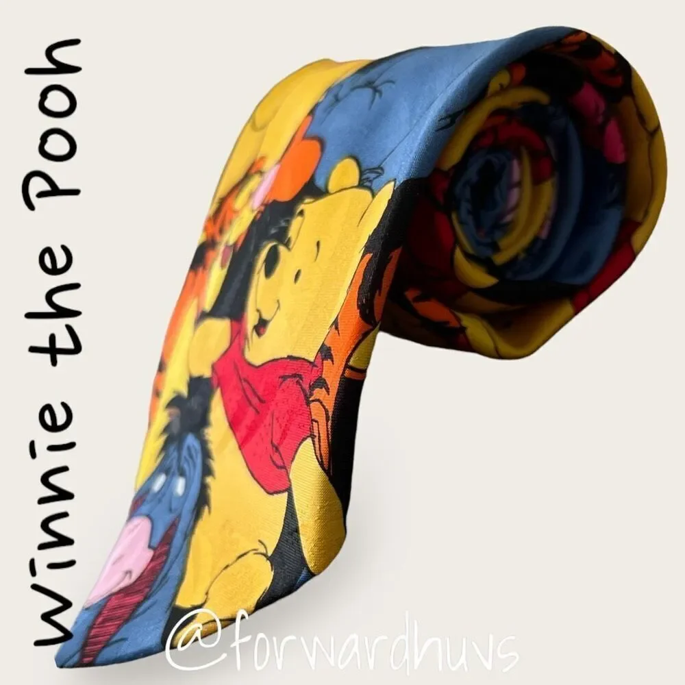 Disney Winnie The Pooh Necktie | Pooh Character Neck Tie